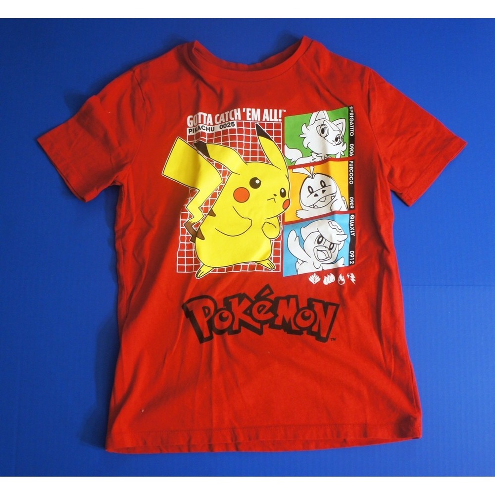 Lot of 3 Vintage Pokémon T-Shirt Pikachu+ - Size XL and M - Picture 2 of 4